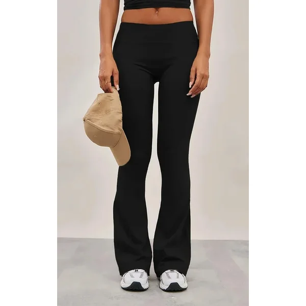Black Ultimate Sculpt Flare Yoga Pants