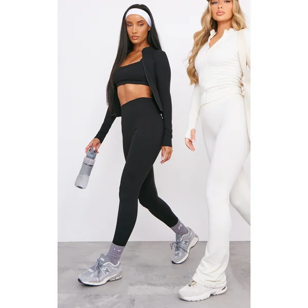 Black Ultimate Sculpt High Waist Gym Leggings