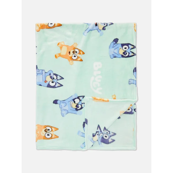 Bluey Super Soft Fleece Throw - Blue