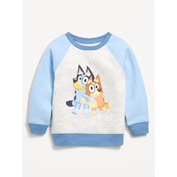 Bluey™ Unisex Graphic Sweatshirt for Toddler - Light Heather Gray