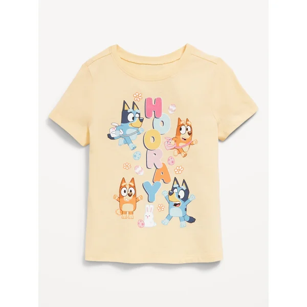 Bluey™ Unisex Graphic T-Shirt for Toddler - Cool Almond