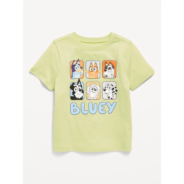 Bluey™ Unisex Graphic T-Shirt for Toddler - Pale Citron