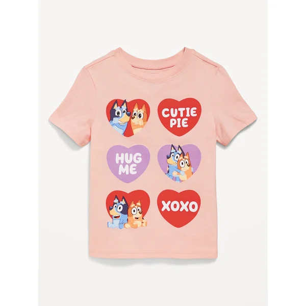 Bluey™ Unisex Graphic T-Shirt for Toddler - Pink Bamboo