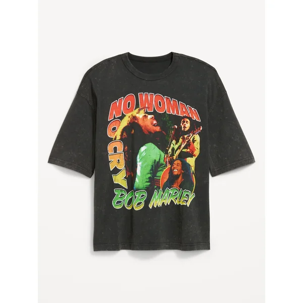 Bob Marley™ Cropped T-Shirt - No Woman, No Cry