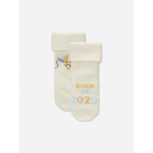 Born in 2025 Baby Socks - Multi