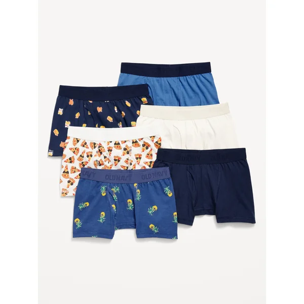 Boxer-Briefs Underwear 6-Pack for Boys - Food