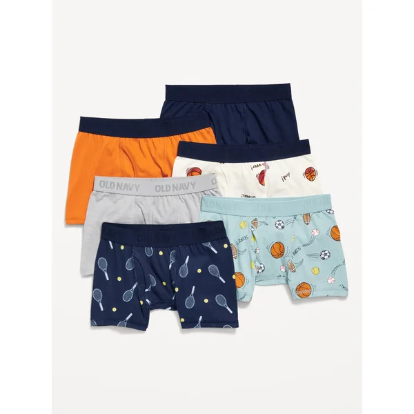 Boxer-Briefs Underwear 6-Pack for Boys - Sports