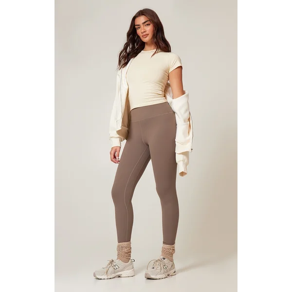 Brown Sculpt High Waist Leggings