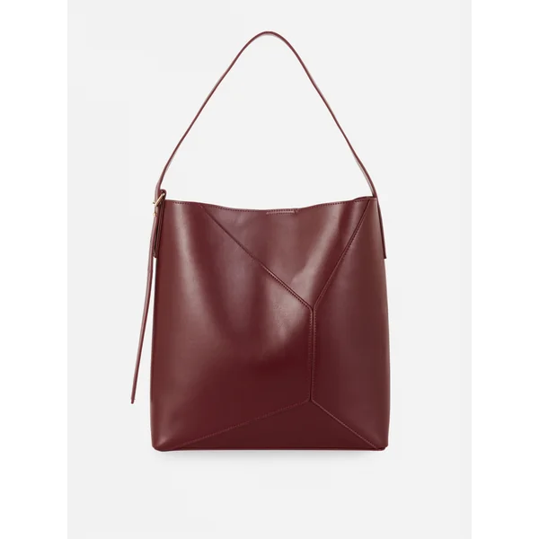 Bucket Tote - Burgundy