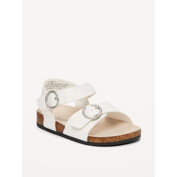 Buckled Strap Sandals for Baby - Bone
