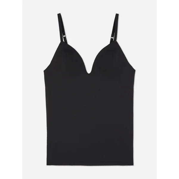 Built-In Bra Cami - Black