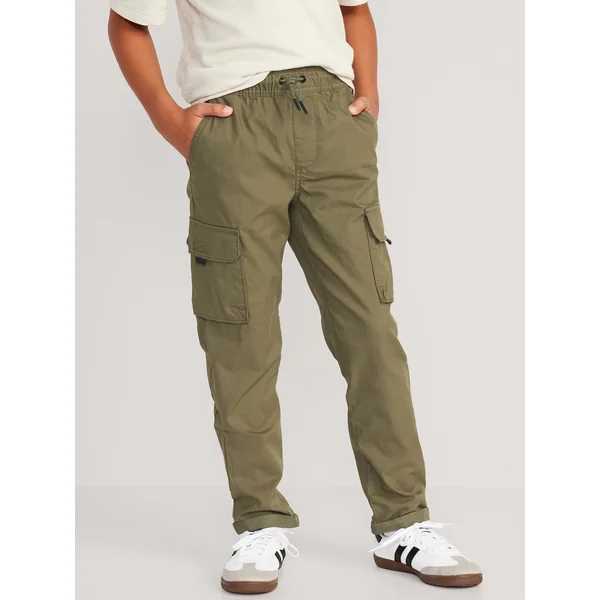 Built-In Flex Tapered Tech Cargo Pants for Boys - Alpine Tundra