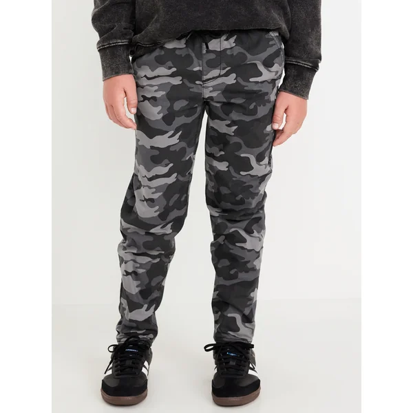 Built-In Flex Tapered Tech Pants for Boys - Gray Heather