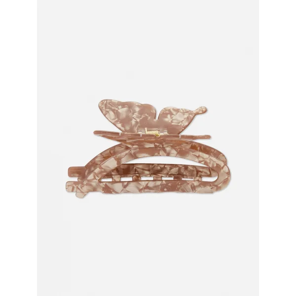 Butterfly Claw Hair Clip - Natural