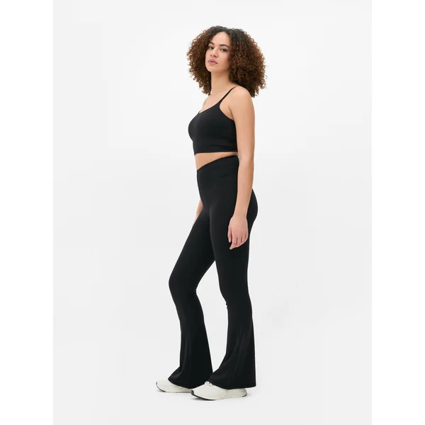 Buttery Soft Flared Leggings - Black