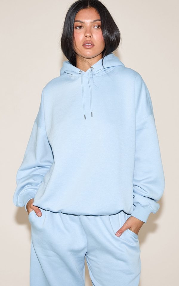 Baby Blue Oversized Hoodie