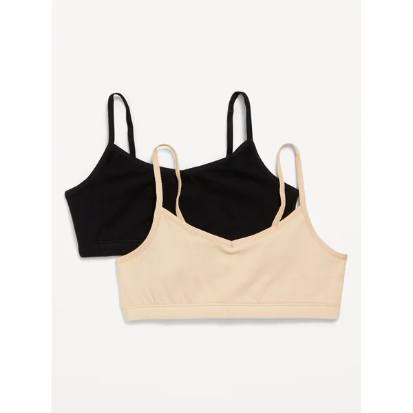 Cami Bra 2-Pack for Girls - Natural Combo