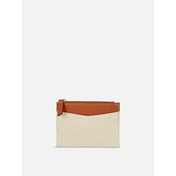 Canvas Card Wallet - Natural