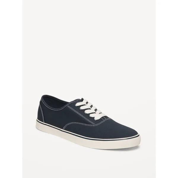 Canvas Sneakers for Men - Navy Blue