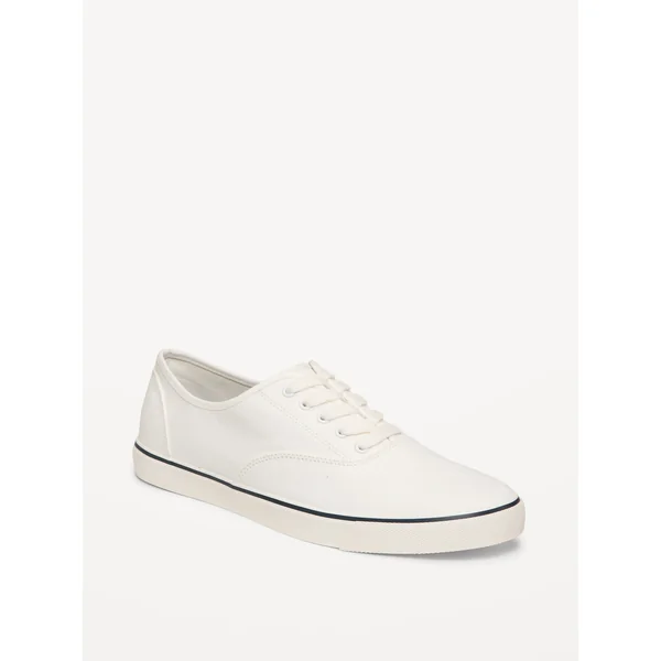 Canvas Sneakers for Men - White Combo