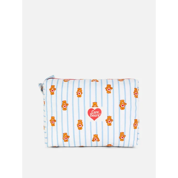 Care Bears Striped Makeup Bag - Light Blue