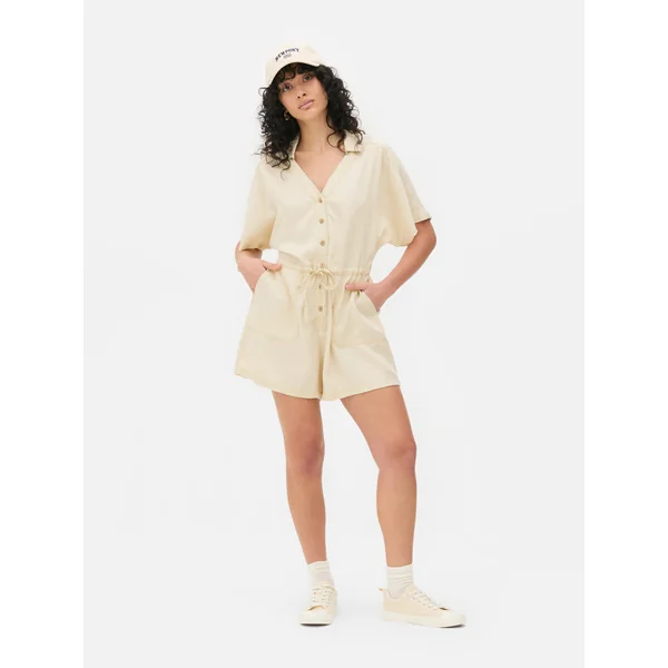 Casual Playsuit - Ivory