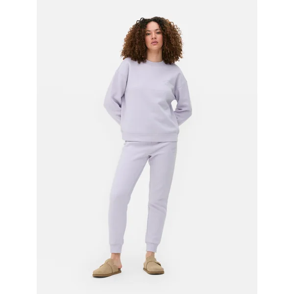Casual Tapered Joggers - Lilac