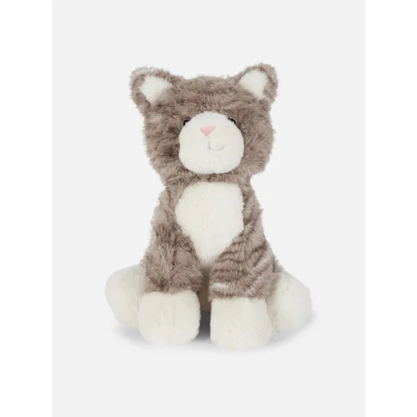 Cat Plush Toy - Gray