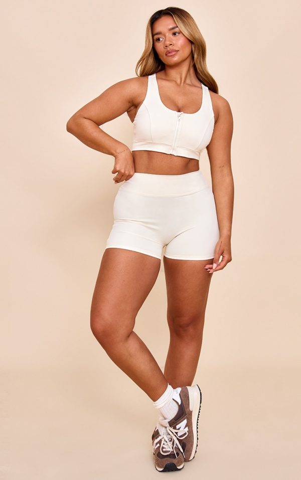 Shape Butter Cream Active Sculpt Highwaisted Cropped Shorts