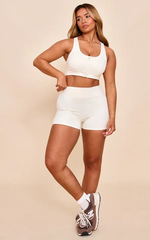 Shape Butter Cream Active Sculpt Highwaisted Cropped Shorts