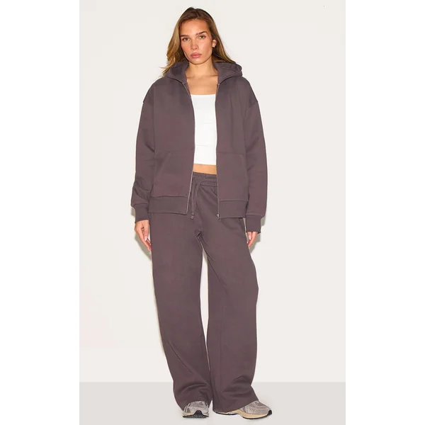 Charcoal Premium Sweat Wide Leg Sweatpants