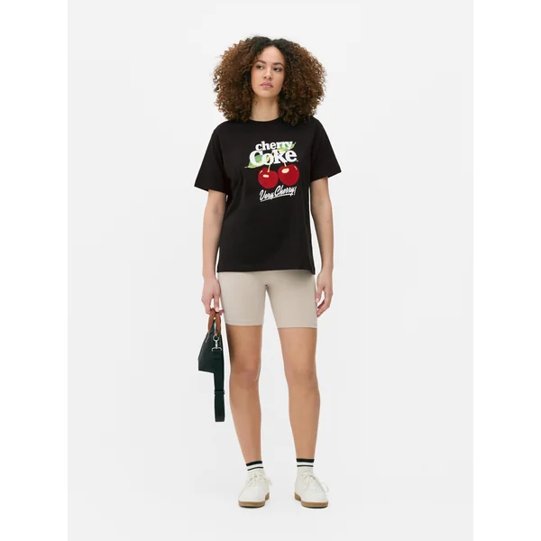 Cherry Coke Graphic Tee - Black