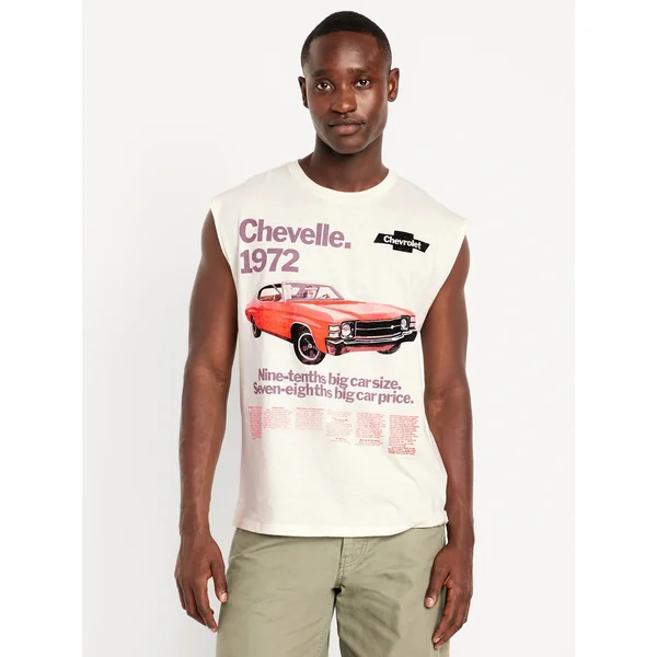 Chevrolet™ Chevelle™ Muscle Tank Top - Sea Salt