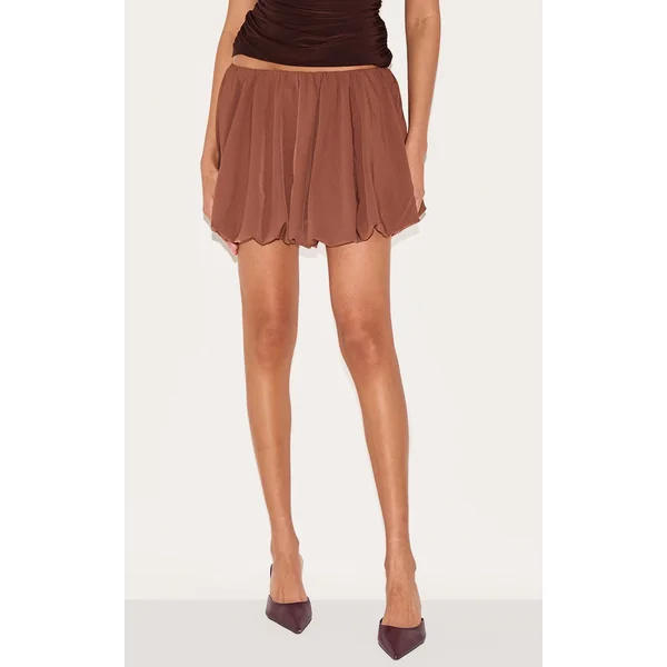 Chocolate Puffball Skirt