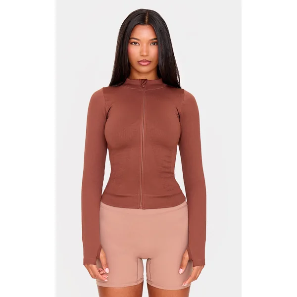 Chocolate Seamless Jacket