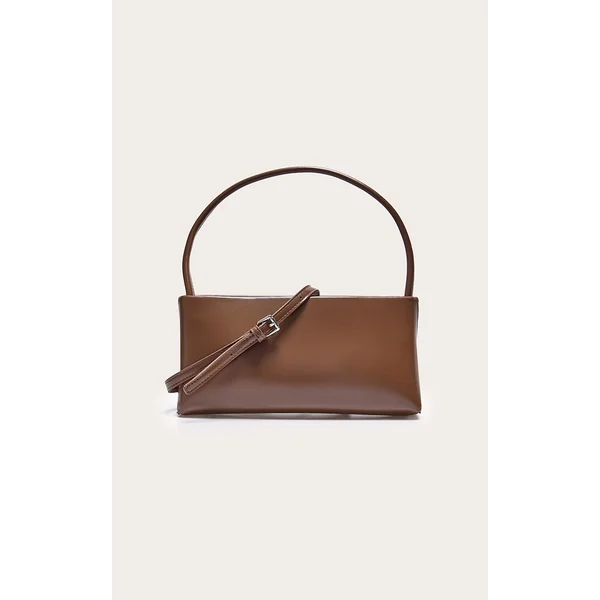 Chocolate Slim Shoulder Bag