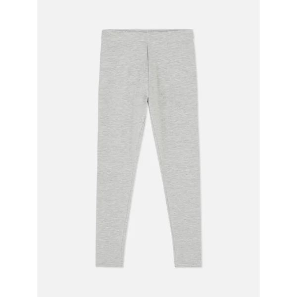 Classic Cotton Leggings - Gray