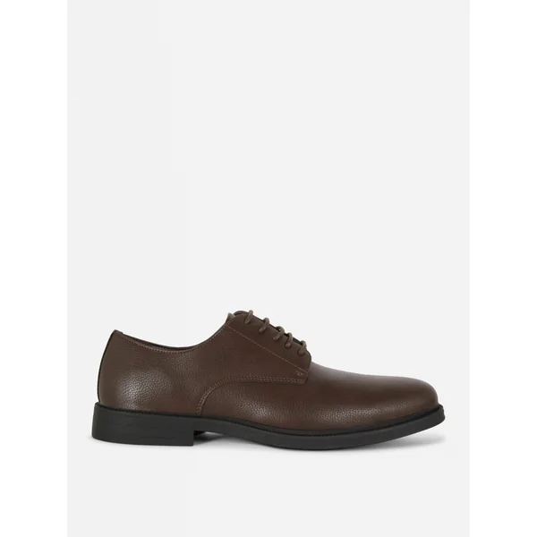 Classic Derby Shoes - Brown