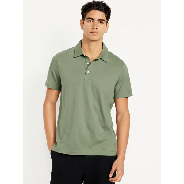 Classic Fit Jersey Polo - Bare Ground