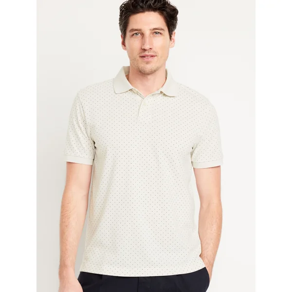 Classic Fit Pique Polo - Dots