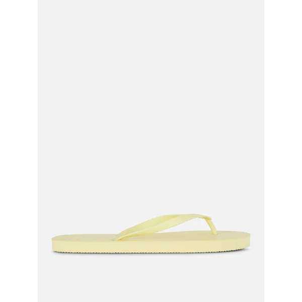 Classic Flip Flops - Light Yellow