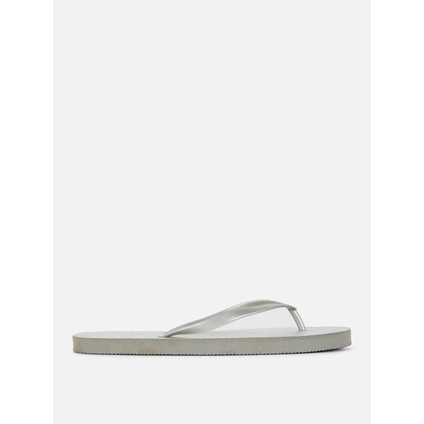 Classic Flip Flops - Silver