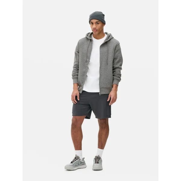 Classic Zip Hoodie - Charcoal