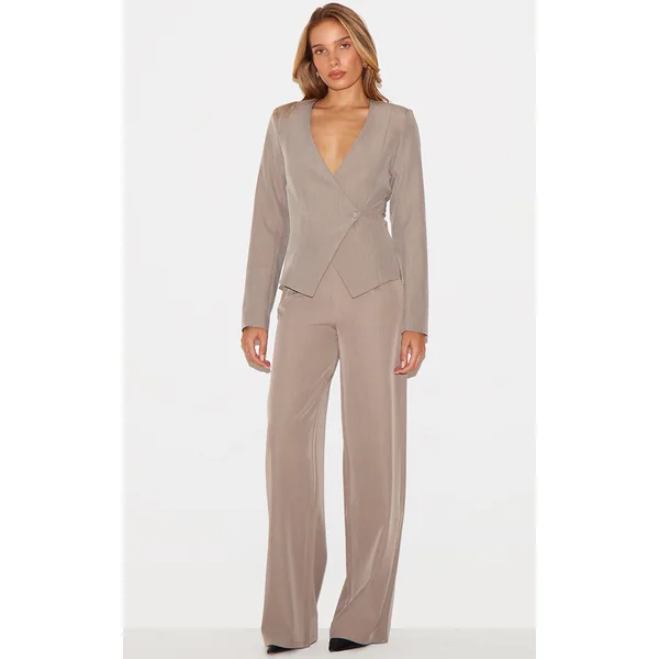 Clay Tailored Woven Wide Leg Pants