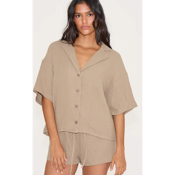 Clay Woven Short Sleeve Shirt