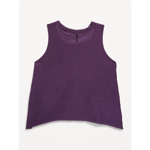 CloudMotion Muscle Tank Top for Girls - Purple Maxine
