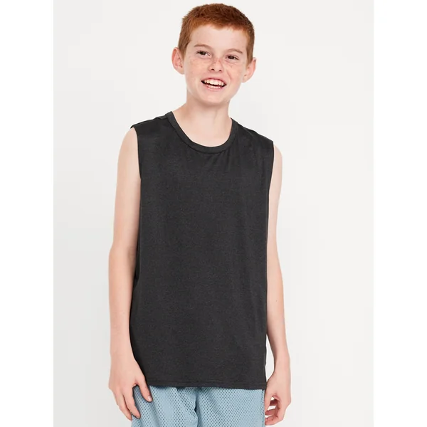 CloudMotion Performance Tank Top for Boys - BlackJack