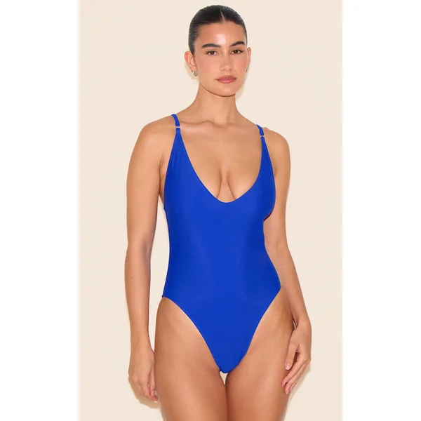 Cobalt Low Scoop Basic Swimsuit
