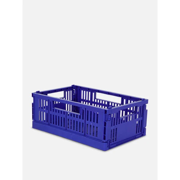 Collapsable Mini Storage Crate - Dark Blue