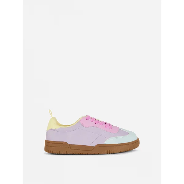 Color Block Low Tops - Multi